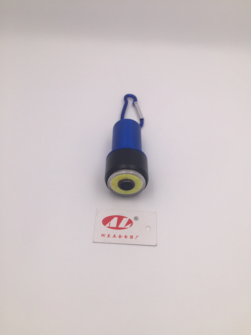 Small electric battery COB flashlight Portable flashlight Strong light flashlight