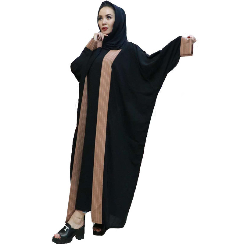 穆斯林工厂 新款时尚马来款 开衫穆斯林女装长袍义乌工厂详情图2