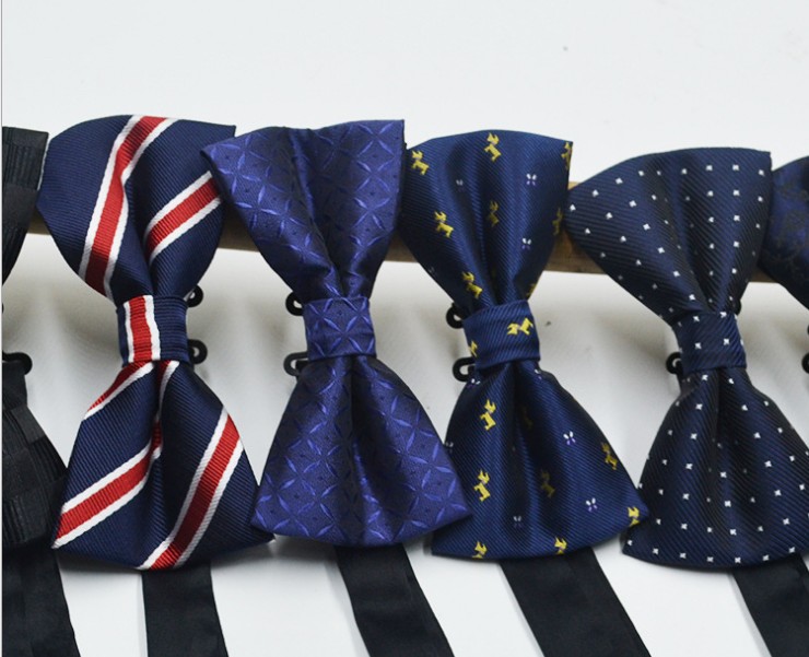 Factory direct sales of men's formal suits, British and Korean style bow ties, trendy and popular bow ties, custom-made according to samples details Picture