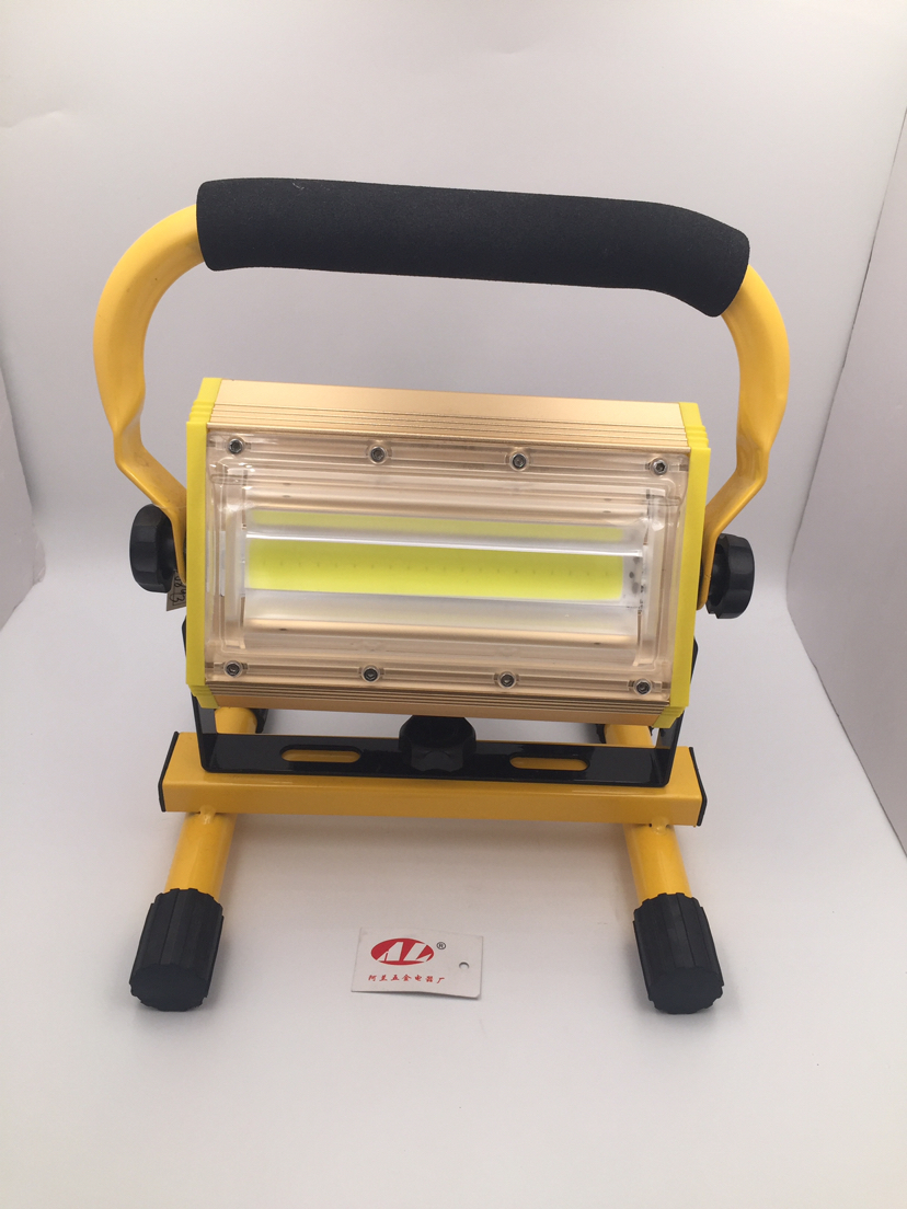 COB rechargeable hand light Working light Power outage light Emergency light portable searchlight