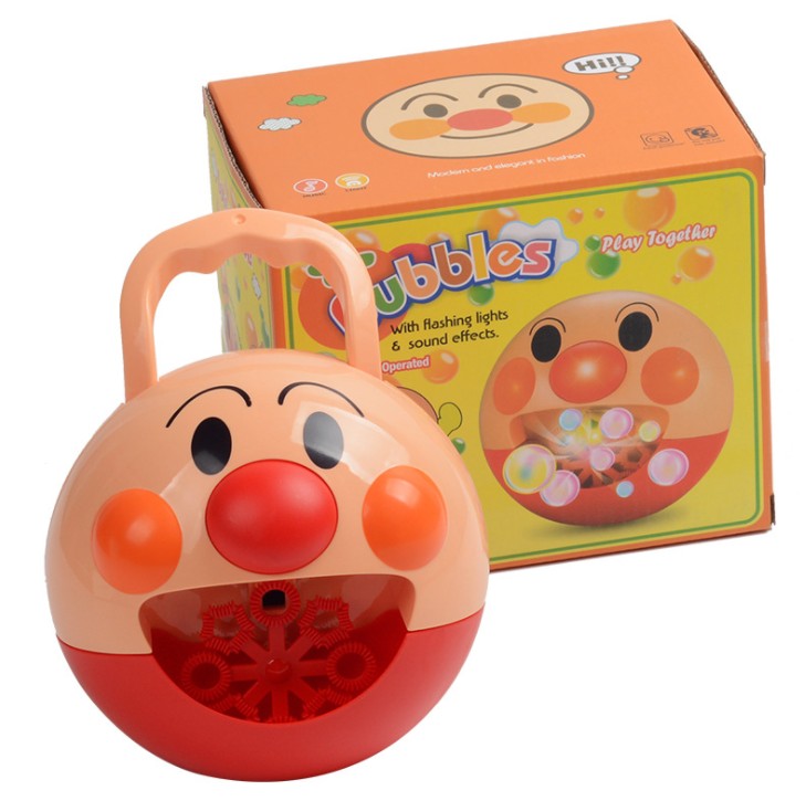 Hot-selling Bread Man portable electric bubble machine, fully automatic music Internet celebrity bubble machine Specification image