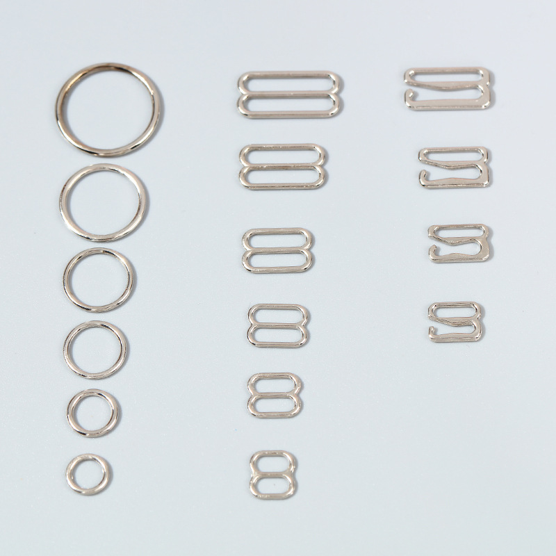 纽扣/拉链/现货文胸扣/银色配件产品图