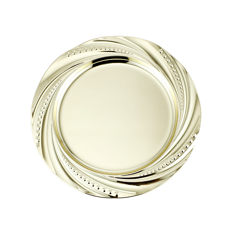 Stainless steel multi-purpose vegetable plate, 0.8mm thick, magnetic jade leaf soup plate, colored display plate, barbecue plate Specification image