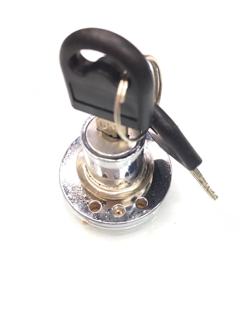 Plastic key zinc alloy lock