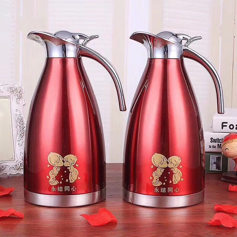 Factory direct sales of stainless steel insulated kettles, double-layer vacuum hot water kettles, European household coffee kettles, cold water kettles, European vacuum coffee kettles/insulated kettles, stainless steel insulated kettles, vacuum temperature-locking insulated kettles Specification image