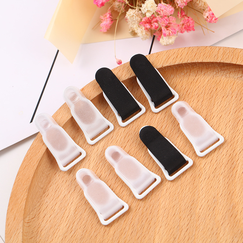 厂家直销 优质黑色透明胸罩扣内衣肩带扣 尼龙插扣调节扣可定制