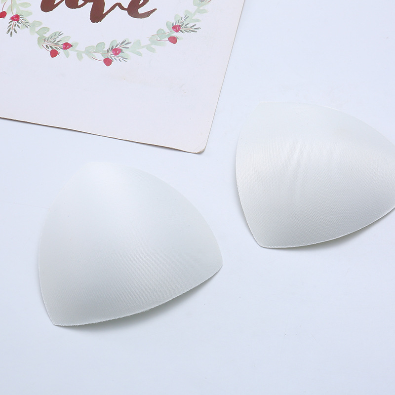 文胸聚拢小胸海绵垫薄款小三角胸垫插片运动内衣垫子加厚一片式女