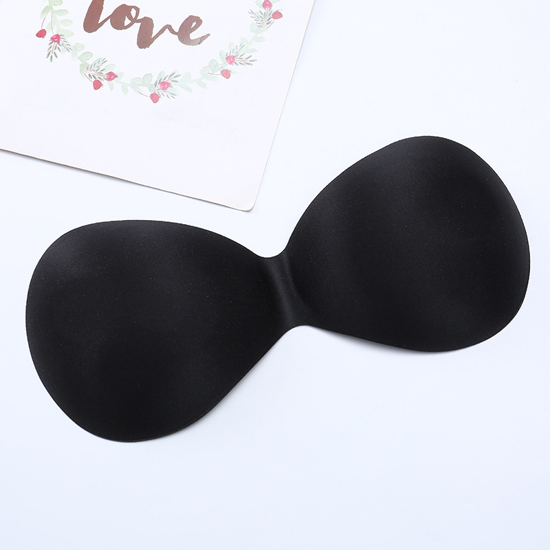 文胸聚拢大胸海绵垫薄大连体胸垫插片运动内衣垫子加厚一片式女产品图