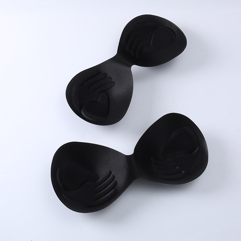 文胸聚拢大胸海绵垫薄大连体胸垫插片运动内衣垫子加厚一片式女