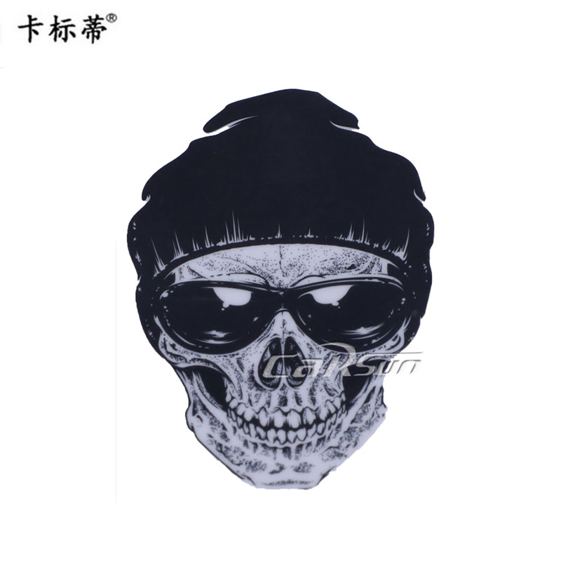 DIY个性车身装饰贴 骷颅头车贴 创意改装贴纸