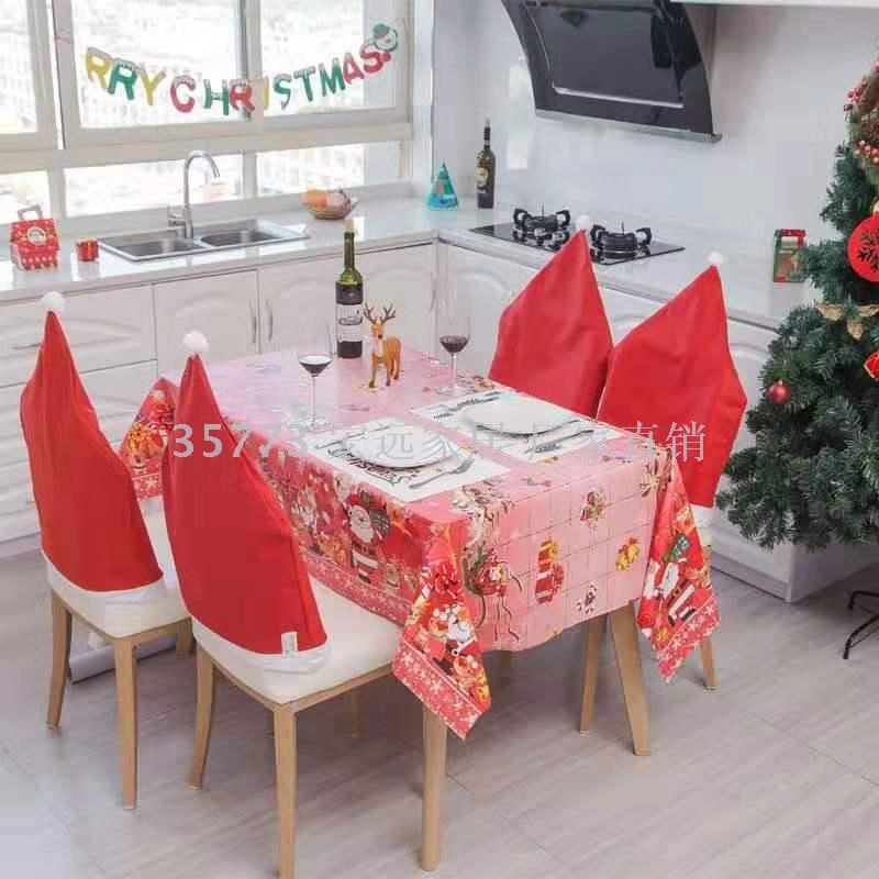 Pvc Tablecloth New Christmas Tablecloth details Picture