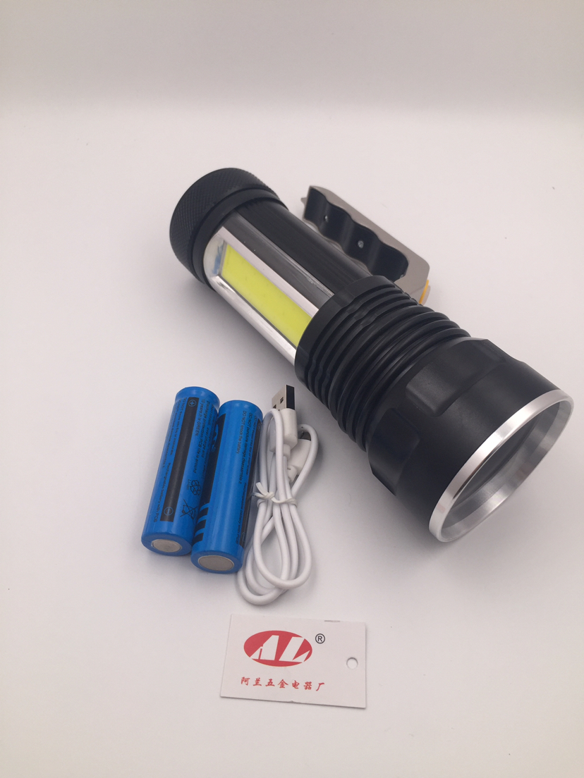COB multifunctional flashlight super far shooter lantern lighting flashlight searchlight