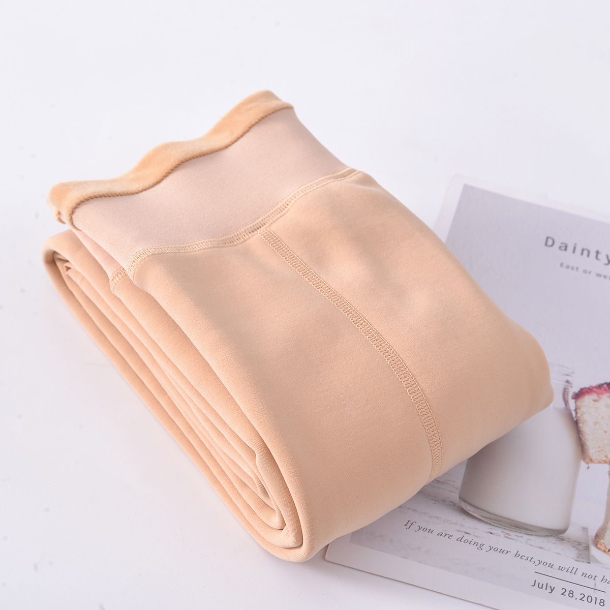 In 2022, the new style of flesh-colored base socks for women can be worn as outerwear with fleece, bare-leg, skin-colored thermal pants. The leg warming wonder, pantyhose for women Specification image