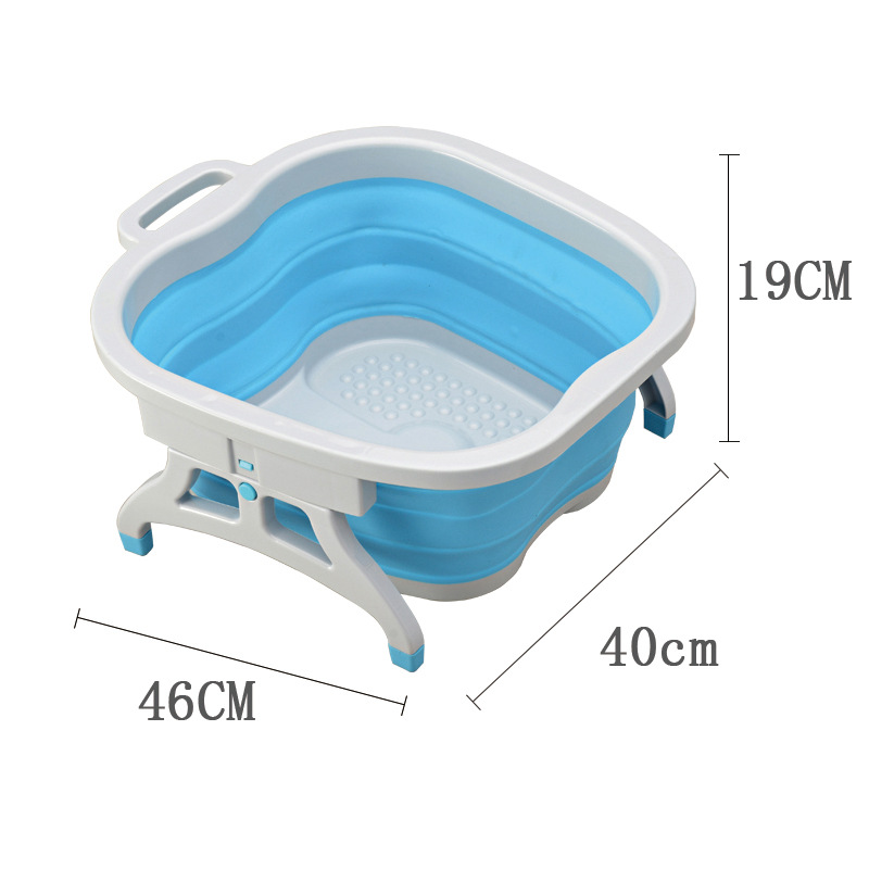 Factory direct sales of Yiliya folding foot bath tub, home massage foot bath basin, health-preserving foot bath basin, folding foot washing basin Application Scenario