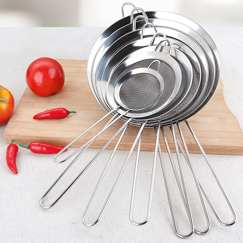 旗丰厨房滤油勺不锈钢漏勺勺滤油网油隔豆浆漏网过滤网筛泡沫捞勺