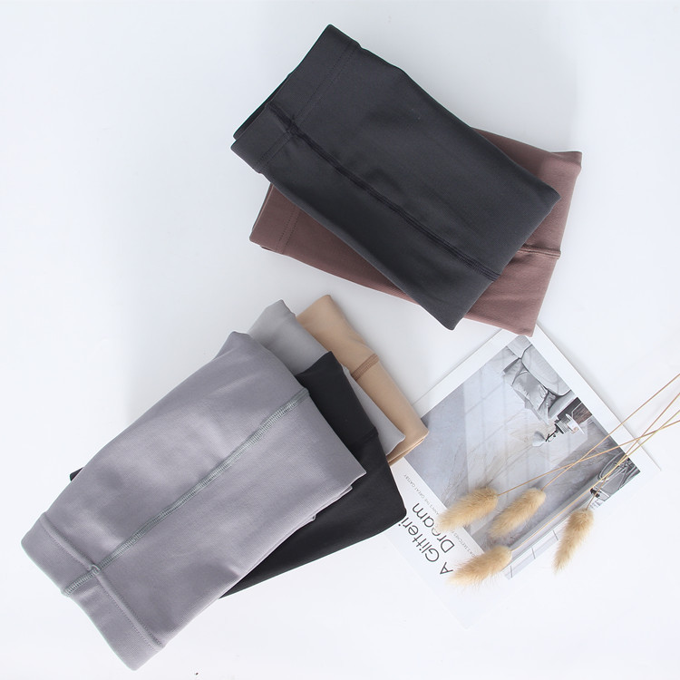 Silky smooth silk mask base socks fine vertical line spring and autumn matte base socks for girls, high-quality style