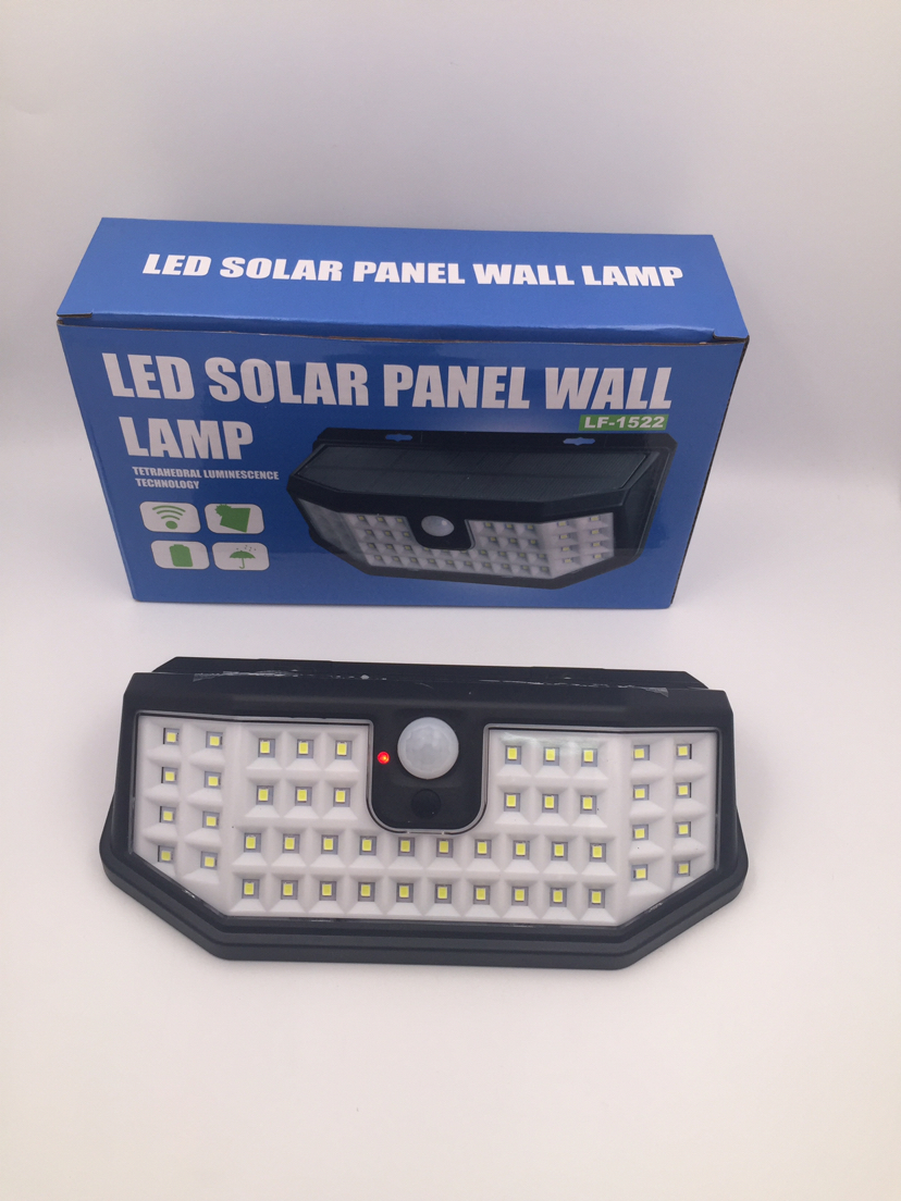 Solar wall light courtyard villa roadside home outdoor USB rechargeable human sensor light