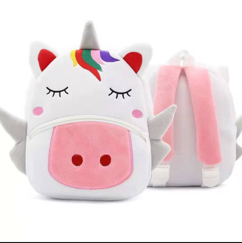 Plush cartoon school bags, plush toys, dolls, high-quality backpacks, children's and kindergarten products are selling well and are exported for foreign trade Specification image