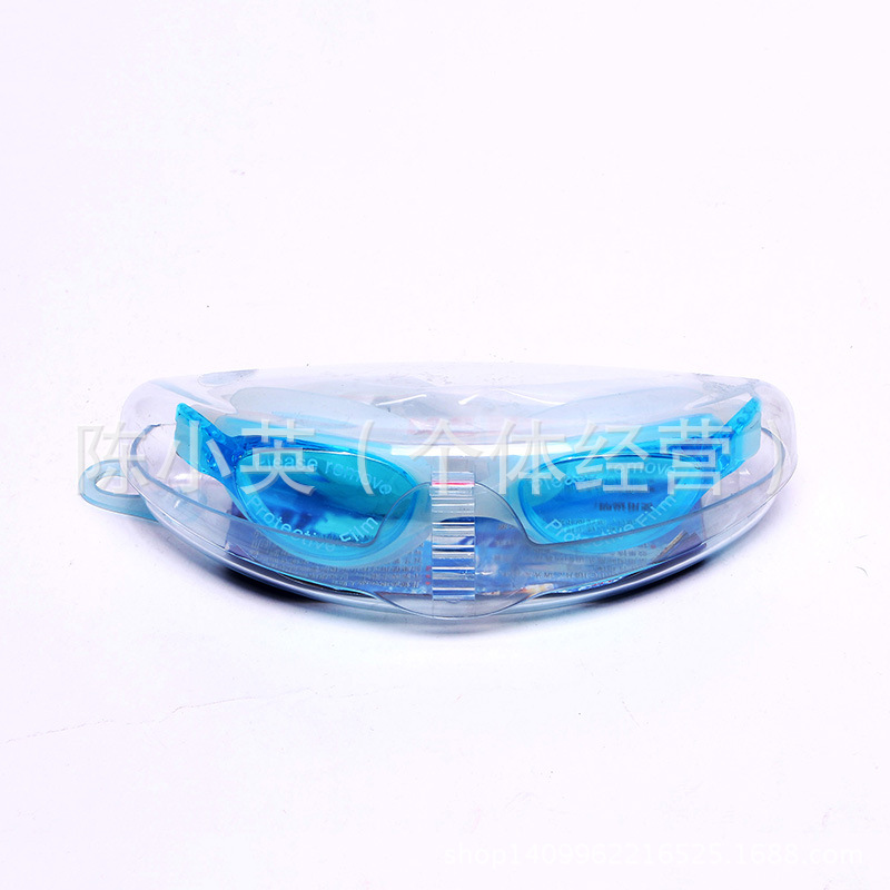 Hot-selling adult swimming goggles, silicone anti-fog swimming goggles, electroplated wear-resistant swimming goggles, high-end diving equipment wholesale details Picture