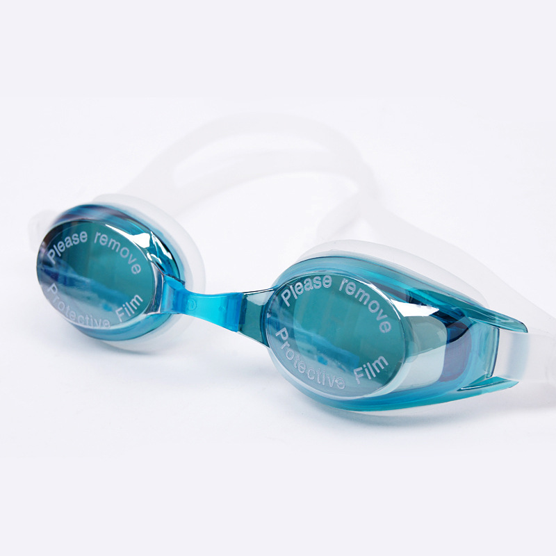Factory direct sales of adult silicone swimming goggles, swimming waterproof glasses, electroplated seven-color swimming goggles supply and wholesale details Picture