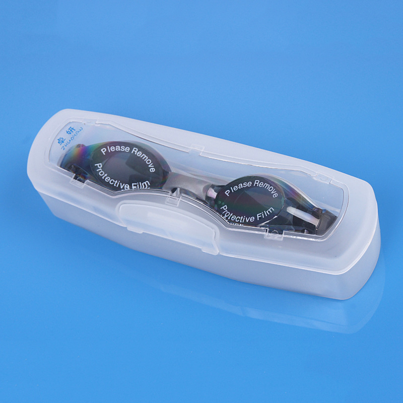 Wholesale of waterproof swimming goggles, adult silicone adjustable swimming goggles, swimming and diving goggles details Picture