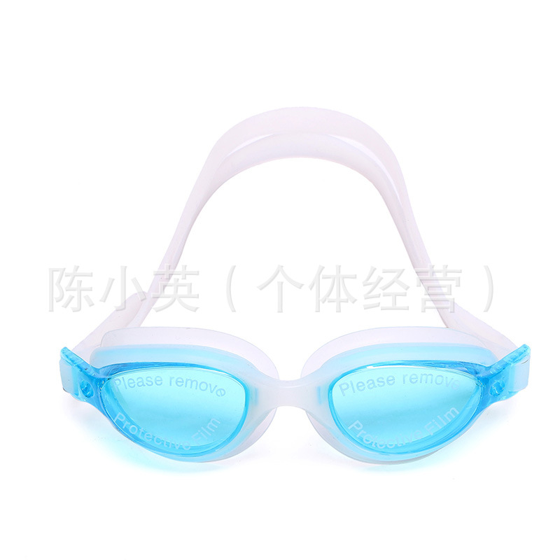 Hot-selling adult swimming goggles, silicone anti-fog swimming goggles, electroplated wear-resistant swimming goggles, high-end diving equipment wholesale Specification image