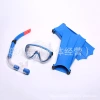 Factory direct sales of three treasures of snorkeling goggles, semi-dry breathing tube sets, and outdoor diving equipment wholesale details Picture