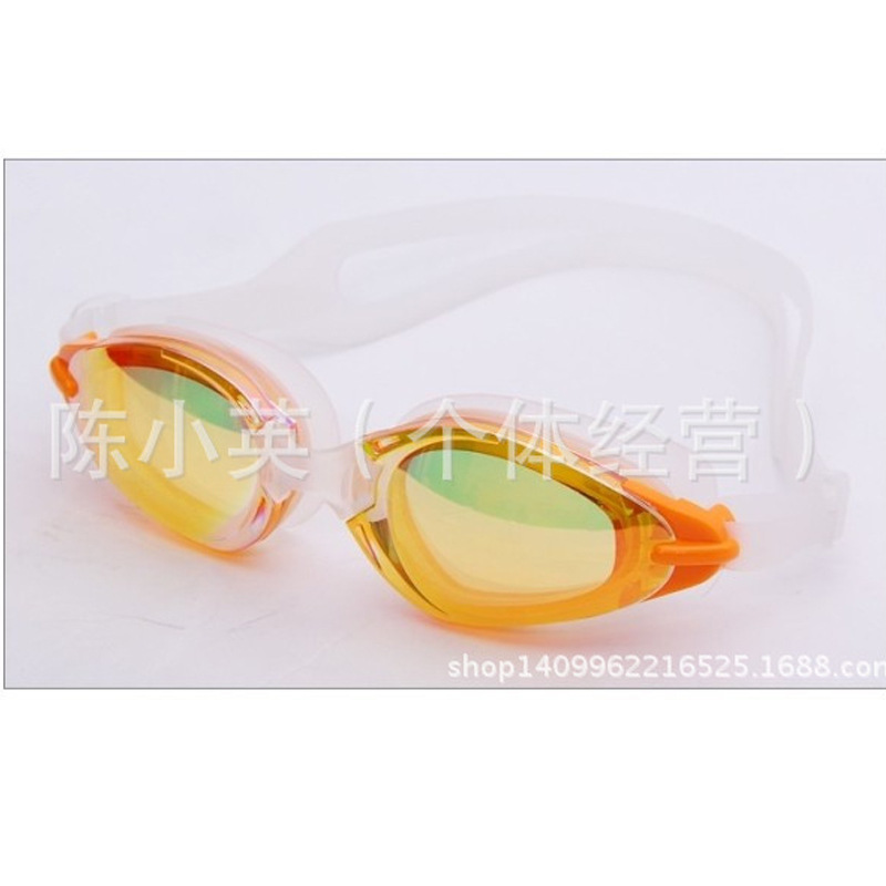 Swimming goggles electroplated anti-fog adult swimming goggles for both men and women, adjustable in multiple colors to choose from Application Scenario