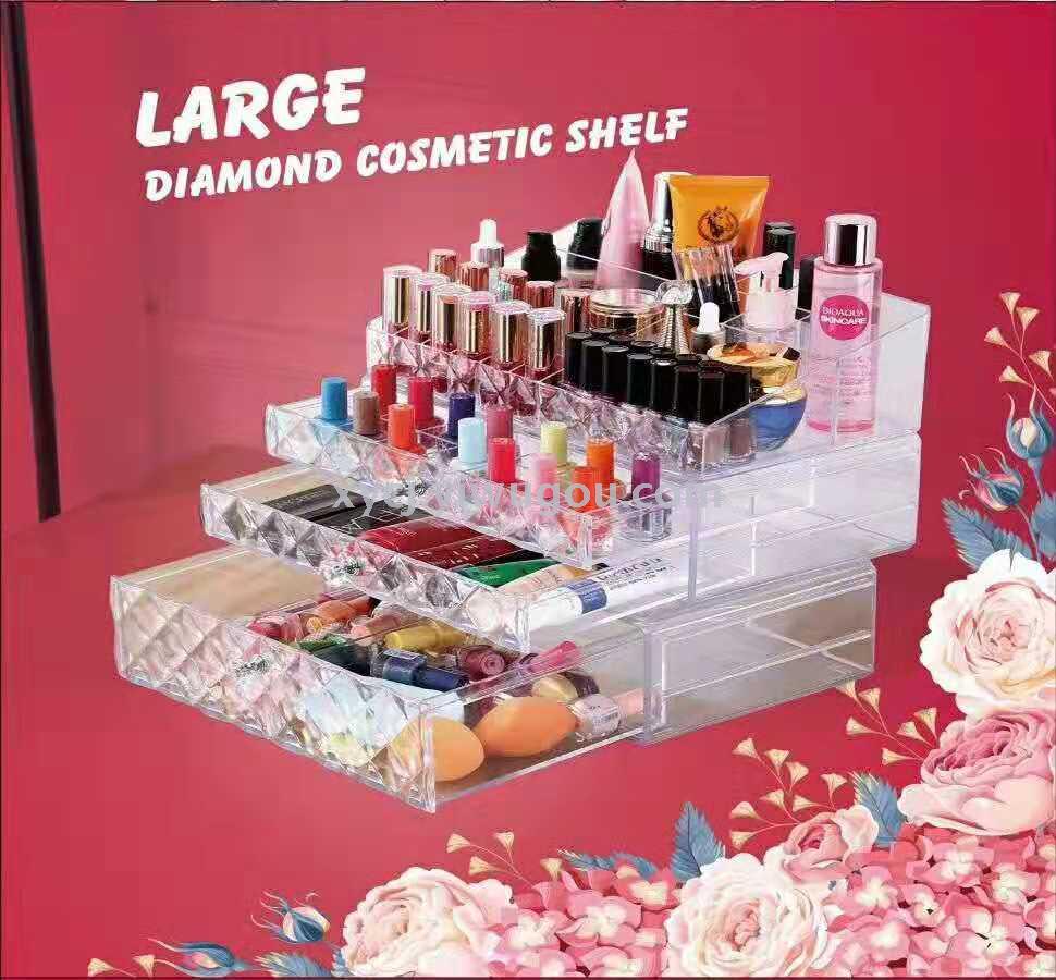 New large-sized cosmetic storage box display stand full figure