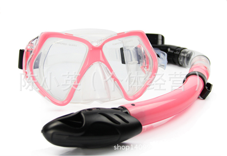 Tempered glass diving goggles, silicone fully dry breathing tube sets, snorkeling and diving equipment, water tools
