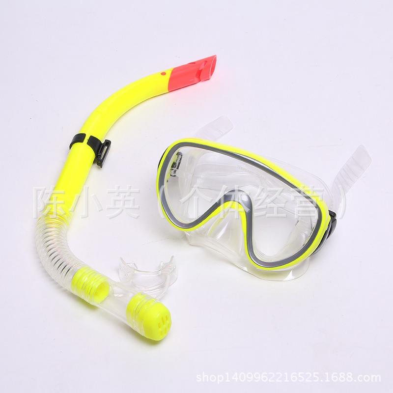 Factory direct sales of high-end pvc diving sets, outdoor diving goggles, semi-dry snorkeling tubes and two-piece snorkeling sets Specification image