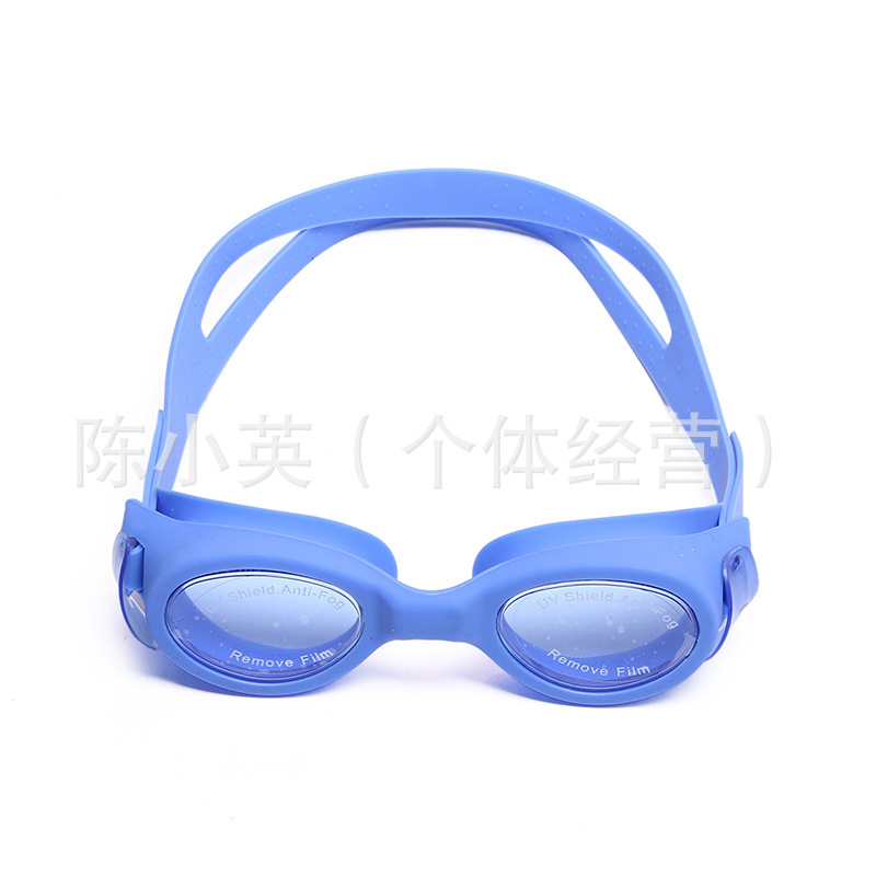 Factory direct sales of high-quality silicone anti-fog swimming goggles, electroplated wear-resistant swimming goggles, and outdoor diving glasses wholesale Specification image