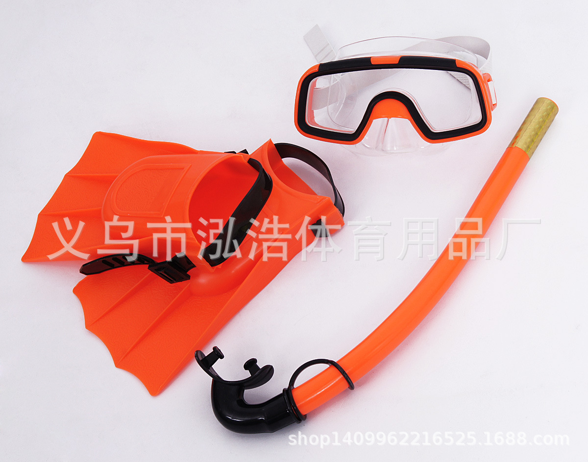 Factory direct sales of diving goggles, children's diving goggles, three-piece sets, swimming snorkeling sets, and wholesale diving equipment Specification image