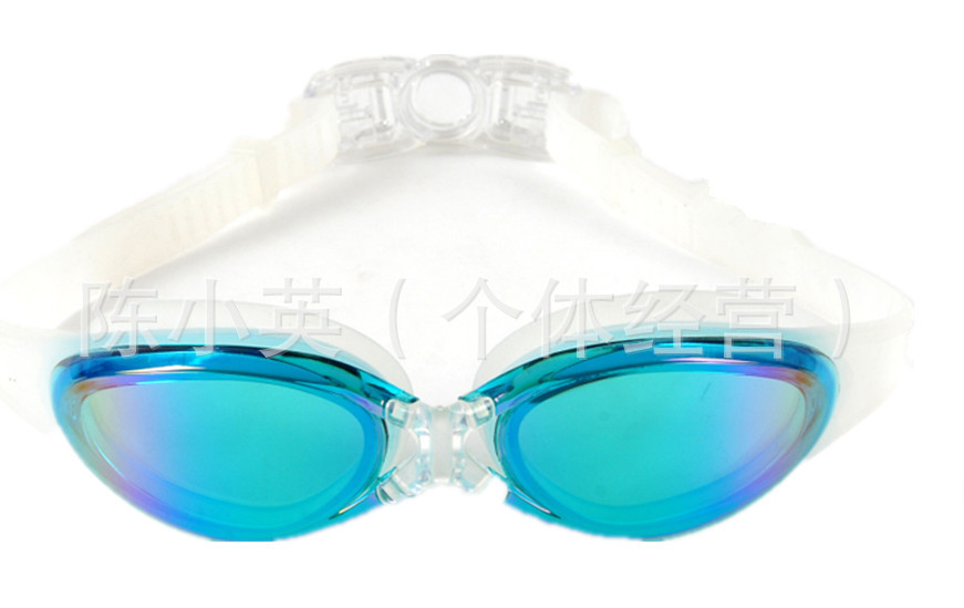 Genuine seven-color electroplated matte swimming goggles, waterproof and anti-fog swimming goggles for both men and women details Picture