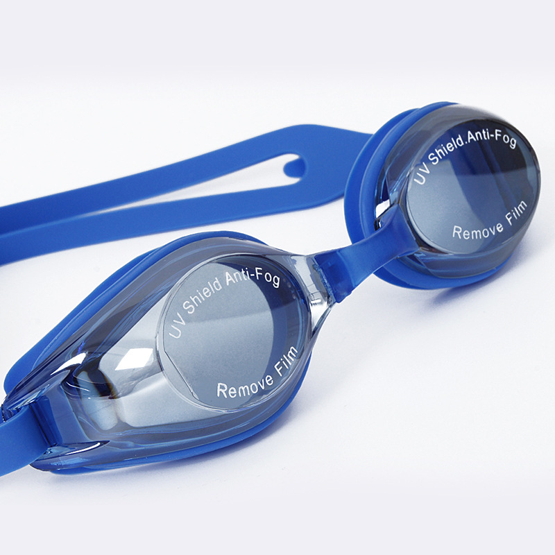 Factory direct sales of adult silicone swimming goggles, swimming waterproof glasses, electroplated seven-color swimming goggles supply and wholesale Specification image