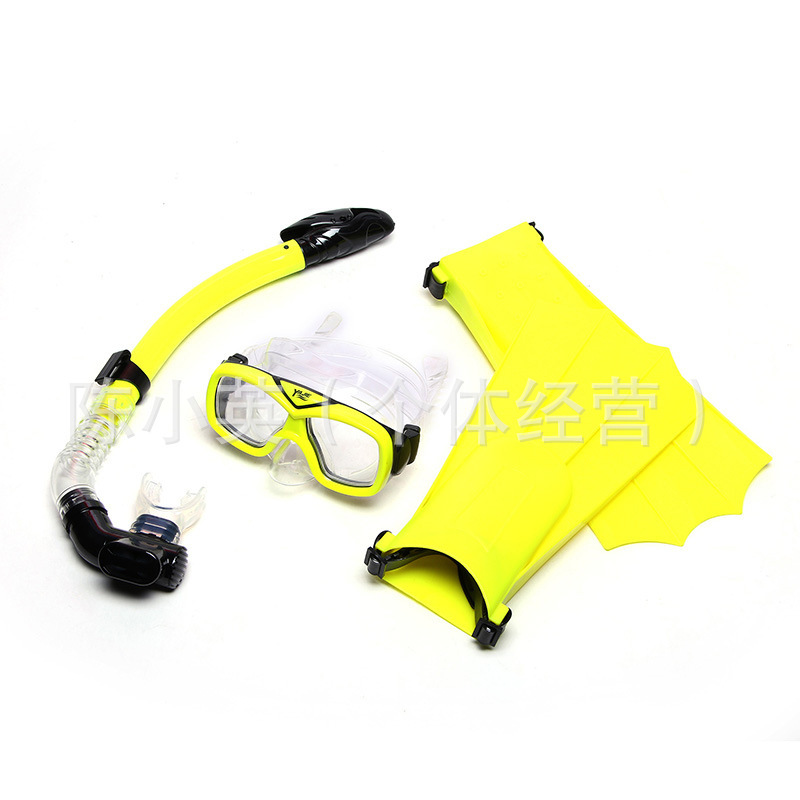 Factory direct sales of diving goggles, snorkeling tubes, flippers, three-piece sets, outdoor snorkeling treasures, and wholesale diving equipment details Picture