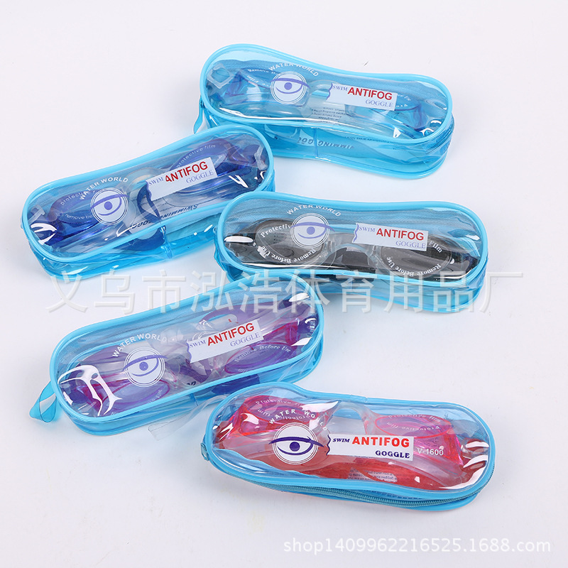 Factory direct sales of high-end eco-friendly pvc swimming goggles in multiple colors to choose from. Fashionable waterproof and anti-fog swimming goggles with waterproof earplugs