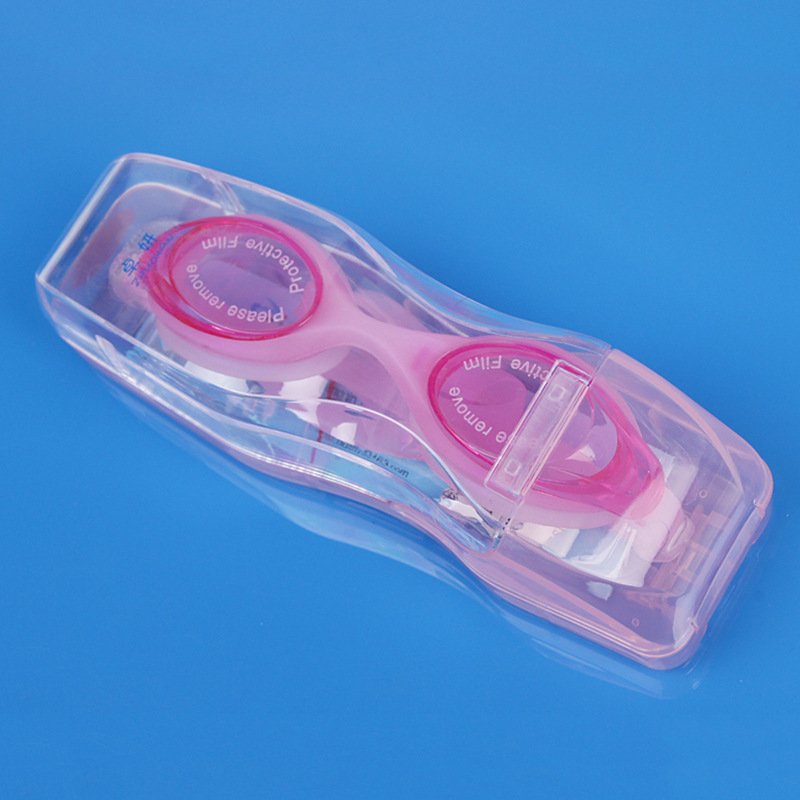 Factory direct sales of boxed adult swimming goggles, silicone one-piece swimming goggles, waterproof swimming goggles supply and wholesale