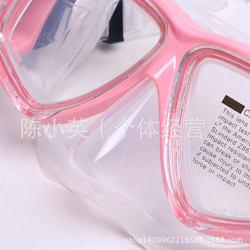 Factory direct sales of silicone diving goggles, waterproof diving masks, swimming diving masks and snorkeling equipment Specification image