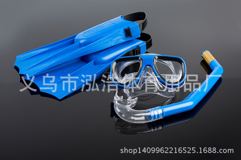 Factory direct sales game snorkeling Triple Treasure Ultra-fast Full Dry breathing tube mask Set Diving set Specification image