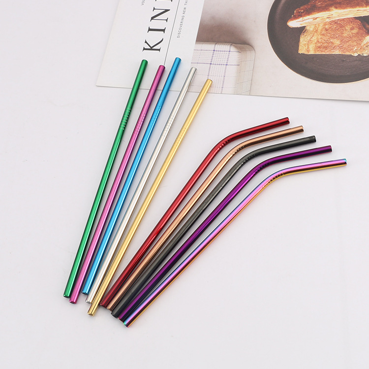 Food-grade 304 stainless steel straw set, coffee and milk tea straw, long stirring straw, custom logo stainless steel straw sleeve, straw brush with fabric bag, eco-friendly straw set Application Scenario