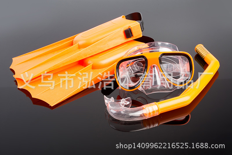 Factory direct sales game snorkeling Triple Treasure Ultra-fast Full Dry breathing tube mask Set Diving set