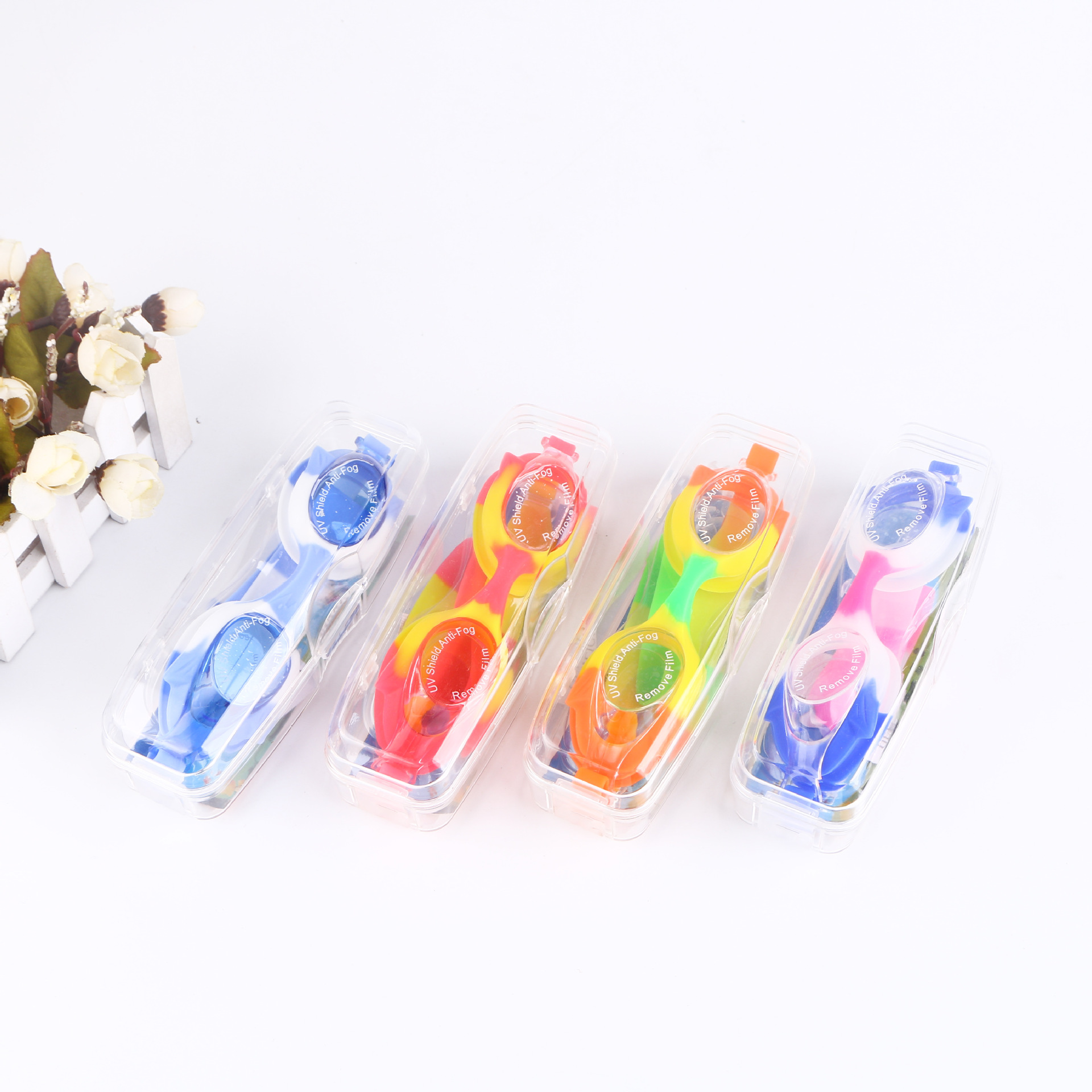 Color adult swimming goggles anti-fog unisex swimming glasses Color anti-fog HD swimming goggles for kids