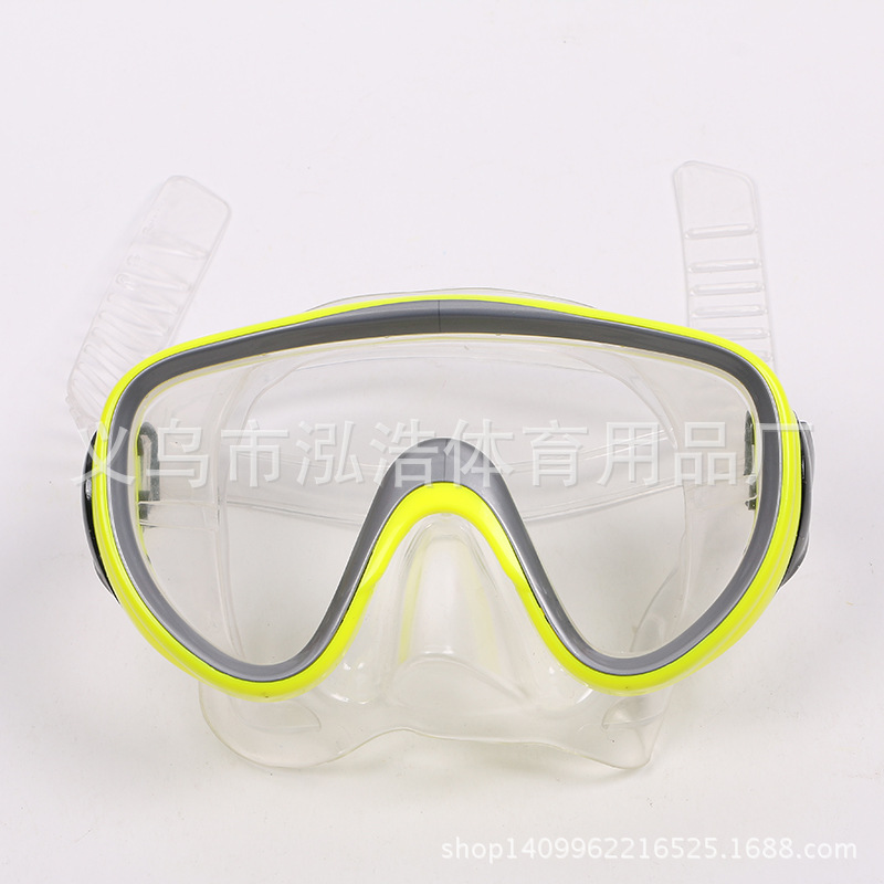 Wholesale of high-end silicone fully-fitted yellow diving goggles, outdoor snorkeling waterproof masks and breathing tubes Application Scenario