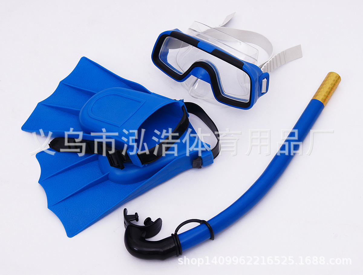 Manufacturers direct diving goggles children diving goggles three sets swimming snorkeling set diving supplies wholesale