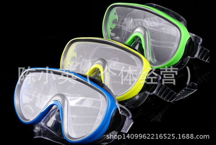 Factory direct sales of outdoor water play tempered glass diving goggles, high-quality diving equipment wholesale details Picture