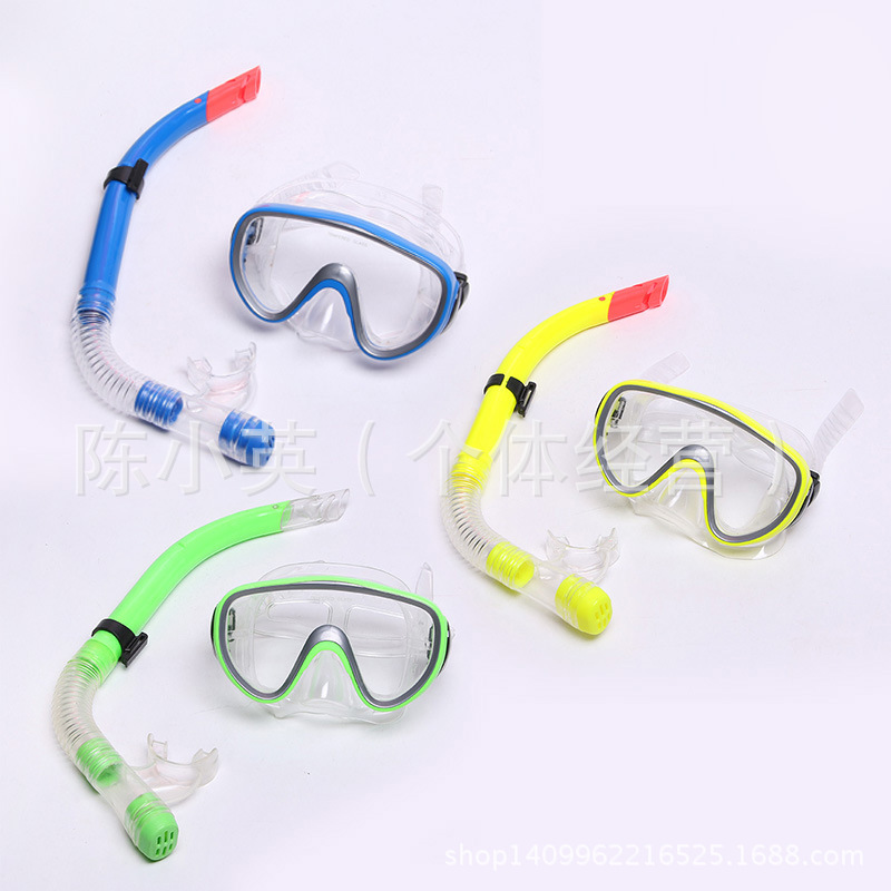 Factory direct sales of high-end pvc diving sets, outdoor diving goggles, semi-dry snorkeling tubes and two-piece snorkeling sets