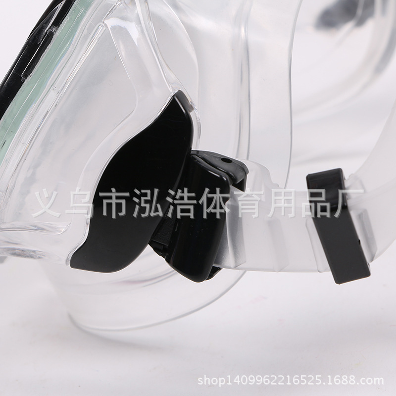 Factory direct sales of comfortable and fashionable tempered glass diving goggles, breathing tubes and two snorkeling sets for wholesale Specification image