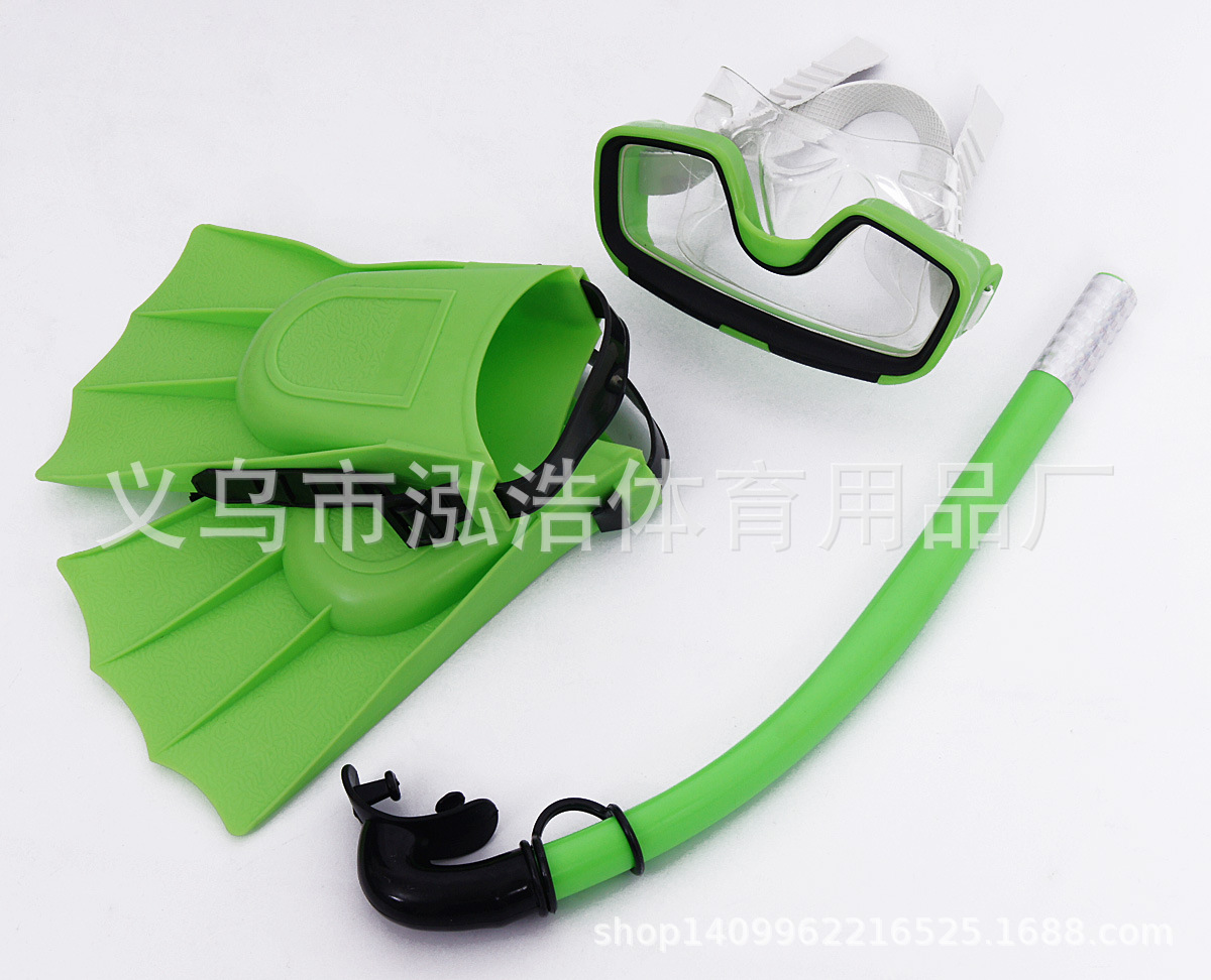 Factory direct sales of diving goggles, children's diving goggles, three-piece sets, swimming snorkeling sets, and wholesale diving equipment details Picture