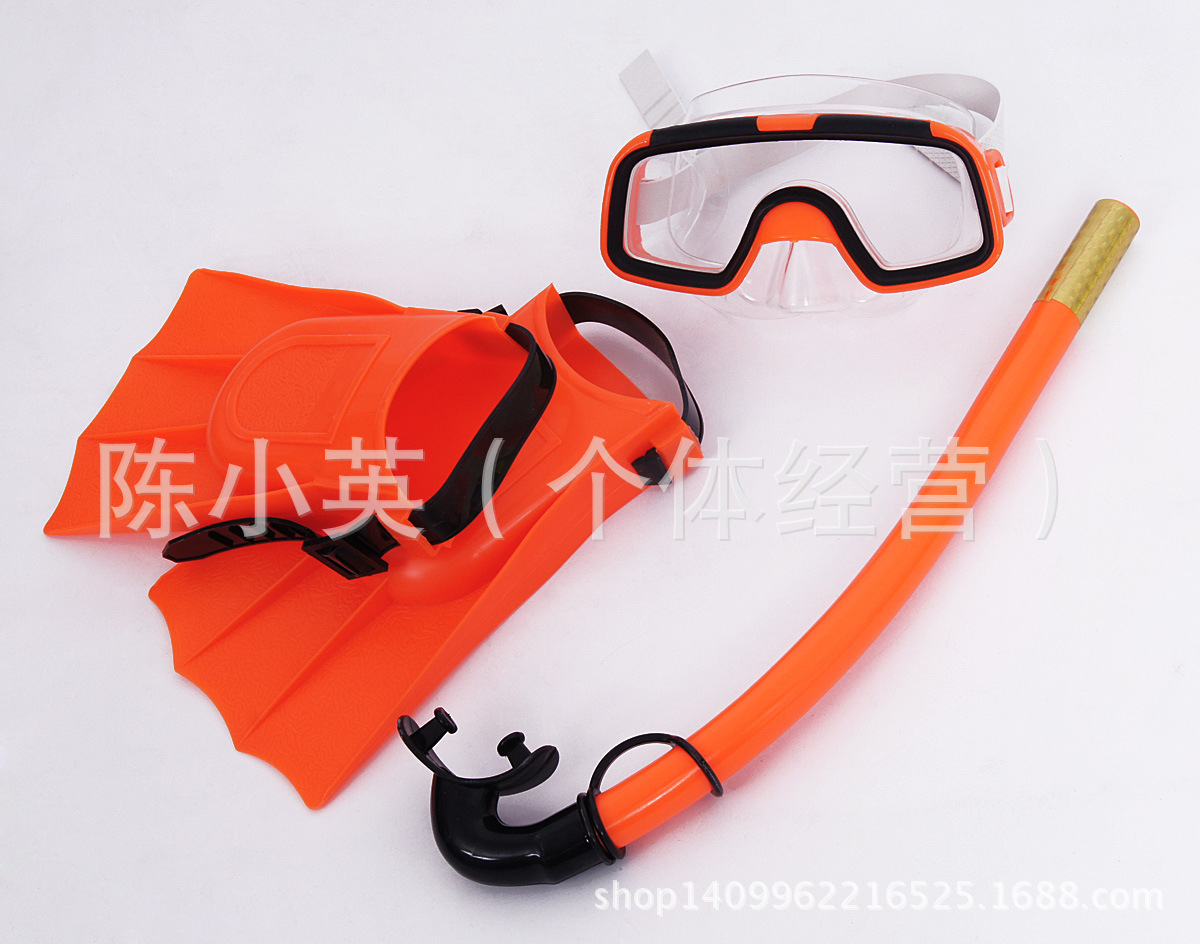 Factory direct sales of children's dry breathing tubes, children's diving goggles, flippers, children's snorkeling and diving goggles